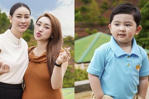 Hà Kiều Anh giản dị vẫn nổi bật, con trai Chi Bảo bụ bẫm