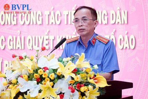 VKSND tỉnh Sóc Trăng triển khai các văn bản trong công tác khiếu tố