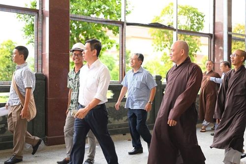 Lãnh đạo Ban Dân vận, Ban Tôn giáo TP.HCM thăm, khảo sát địa điểm tổ chức Đại lễ Vesak 2025