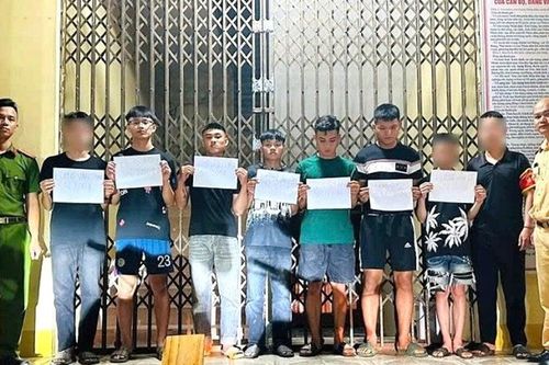 Bắt nhóm thanh thiếu niên ở Nghệ An dùng hung khí để giải quyết mâu thuẫn