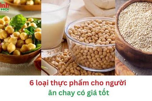 6 loại thực phẩm cho người ăn chay có giá tốt