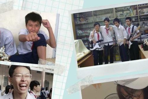 Dàn 'Anh Trai' GERDNANG 'ngáo ngơ' thời đi học, Vũ. ra dáng nghệ sĩ từ sớm