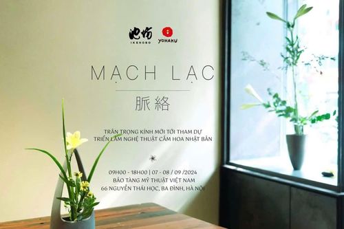 'Mạch lạc' - triển lãm nghệ thuật cắm hoa Nhật Bản