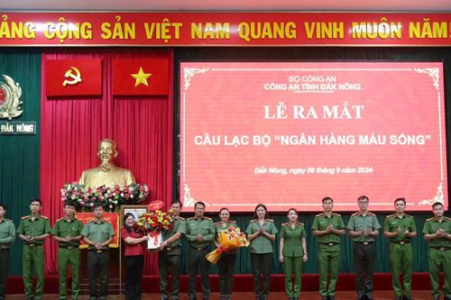 Công an tỉnh Đắk Nông tạo nguồn máu phục vụ khám, chữa bệnh cho cán bộ chiến sĩ và nhân dân