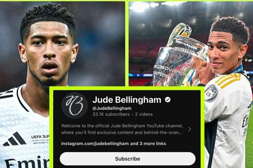 Jude Bellingham nối gót Ronaldo ra mắt kênh YouTube riêng, sức hút ra sao?
