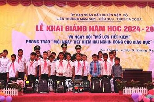 Đồn Biên phòng Na Cô Sa, Bộ đội Biên phòng tỉnh Điện Biên tiếp sức học sinh nghèo