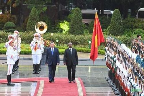 Tổng Bí thư, Chủ tịch nước Tô Lâm chủ trì lễ đón Tổng thống Guinea-Bissau và Phu nhân thăm chính thức Việt Nam