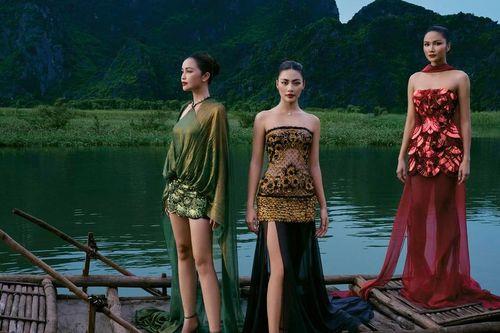 H'Hen Niê, Ngọc Châu, Bùi Xuân Hạnh hóa nàng thơ trong BST mới của Lê Thanh Hòa