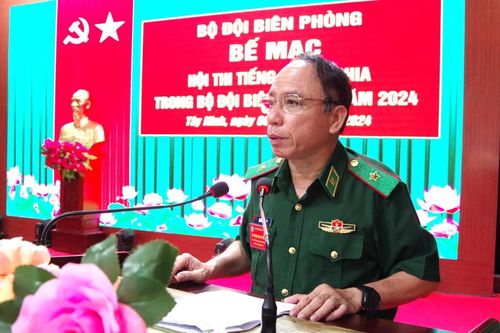 Bế mạc Hội thi tiếng Campuchia trong BĐBP năm 2024