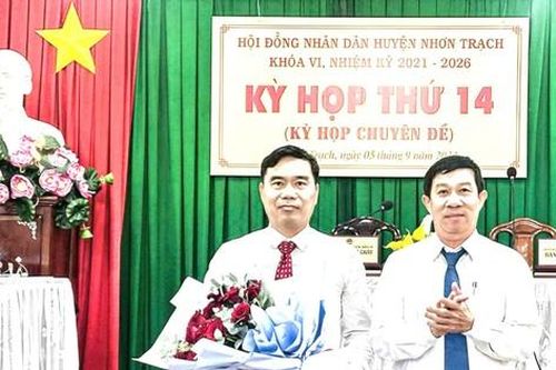 UBND huyện Nhơn Trạch có tân chủ tịch