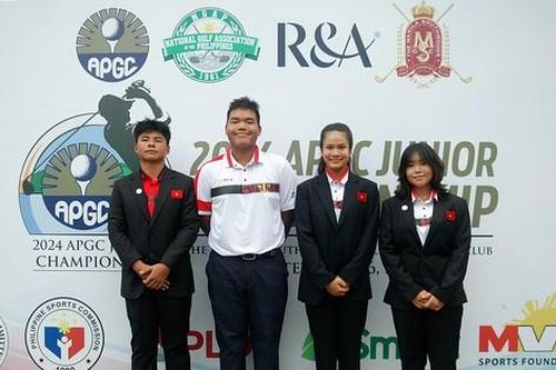 Đội tuyển golf Việt Nam tụt hạng tại APGC Junior Championship