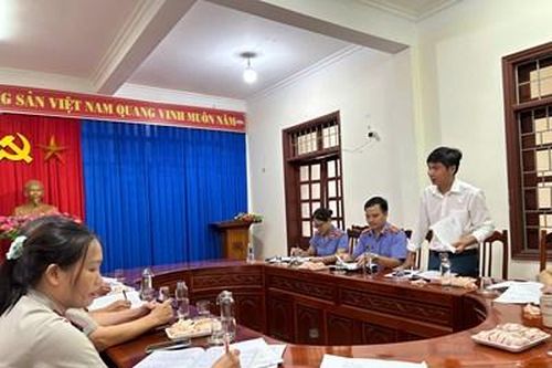 Kiểm sát trực tiếp hoạt động Thi hành án dân sự tại Chi cục THADS huyện Hương Sơn