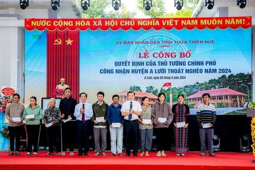 Thừa Thiên-Huế: Huyện vùng cao A Lưới chính thức thoát nghèo