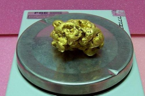 Dò kim loại, người đàn ông tìm thấy cục vàng khổng lồ trên cánh đồng