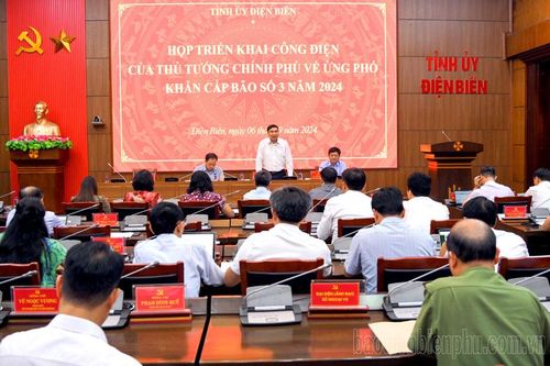 Triển khai công điện của Thủ tướng Chính phủ về ứng phó khẩn cấp bão số 3