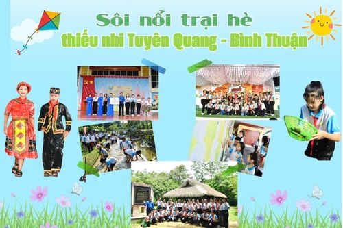 Sôi nổi trại hè thiếu nhi Tuyên Quang - Bình Thuận