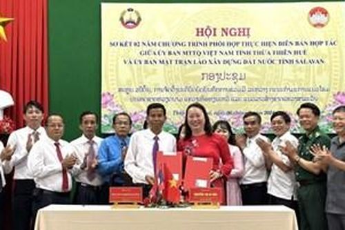 Thắt chặt mối quan hệ hữu nghị giữa tỉnh Thừa Thiên Huế và tỉnh Salavan (Lào)