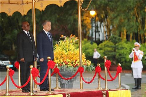 Tổng Bí thư, Chủ tịch nước Tô Lâm chủ trì lễ đón chính thức Tổng thống Guinea-Bissau