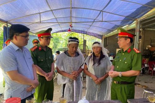 Thăm hỏi thân nhân thành viên Tổ bảo vệ ANTT tử vong khi làm nhiệm vụ