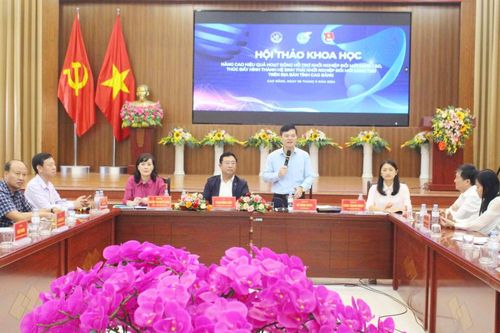 Hội thảo khoa học 'Nâng cao hiệu quả hoạt động hỗ trợ khởi nghiệp đổi mới sáng tạo, thúc đẩy hình thành hệ sinh thái khởi nghiệp đổi mới sáng tạo trên địa bàn tỉnh Cao Bằng'