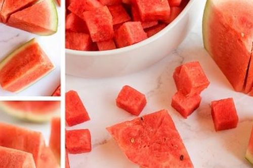 Cách bổ dưa hấu vừa đẹp vừa nhanh