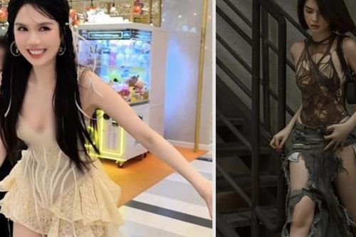 Ngọc Trinh từng gây 'sốc' với style tả tơi trước khi mặc hở hang trượt patin tại trung tâm thương mại