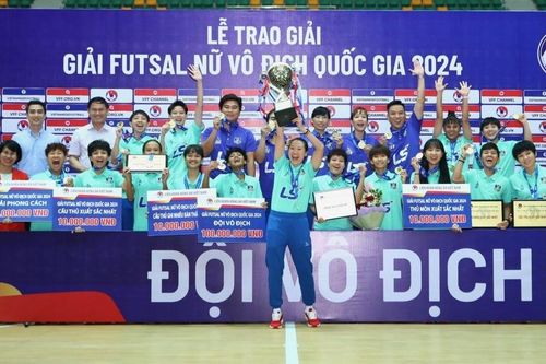 Thái Sơn Nam vô địch futsal nữ Quốc gia 2024