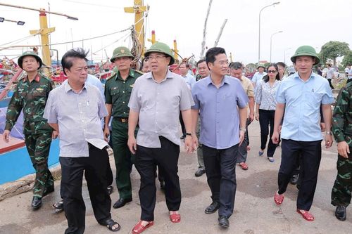 Nam Định: 1.710 tàu thuyền đánh cá đã vào bờ tránh trú