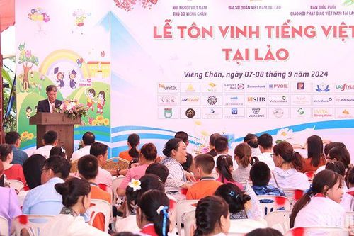 Lễ Tôn vinh tiếng Việt tại Lào năm 2024