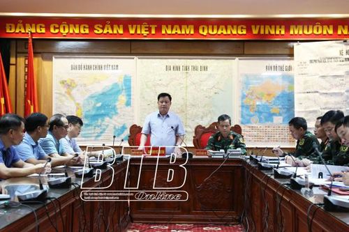 Thái Bình huy động khoảng 15.000 người ứng trực, thường trực bão số 3