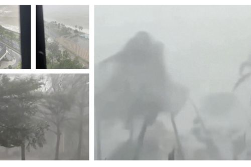 Video hình ảnh mưa gió kinh hoàng khi siêu bão Yagi đổ bộ vào Hải Nam, Trung Quốc