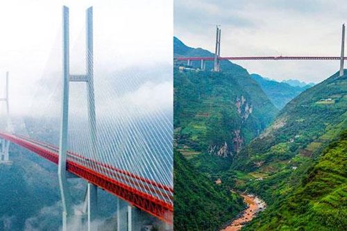 Cây cầu văng cao nhất thế giới: Cao tận 565 mét cheo leo vách núi, từng bị nhiều người coi là bất khả thi