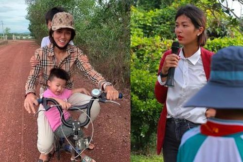 'Hoa hậu 6 con' Oanh Yến đen nhẻm, lao dốc nhan sắc hậu về quê làm nông