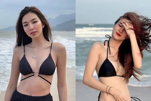 Vô tình 'đụng hàng', Hoa hậu Thùy Tiên có lép vế trước em gái Công Vinh?