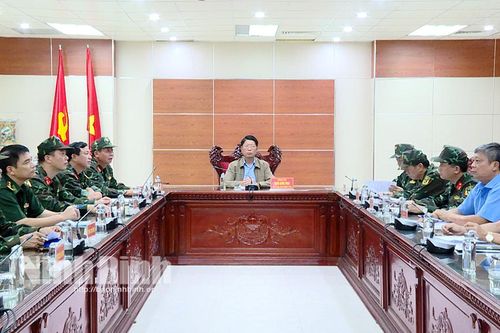 Sở Chỉ huy tiền phương họp ứng phó với bão số 3