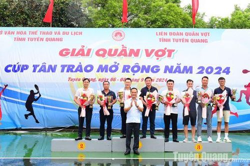 Bế mạc Giải quần vợt Cúp Tân Trào mở rộng năm 2024