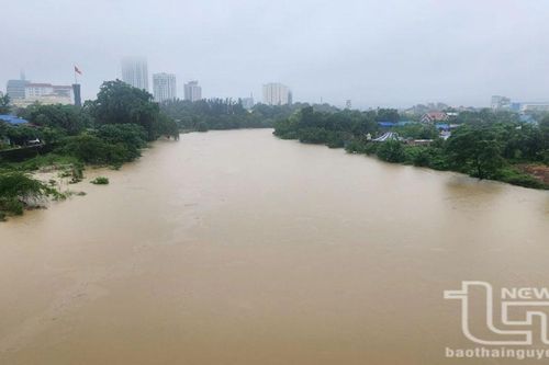Cảnh báo lũ trên các sông tại Thái Nguyên
