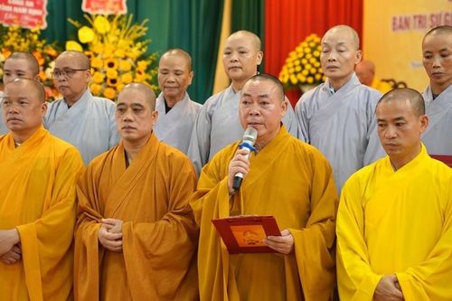 Thượng tọa Thích Giác Vũ làm Trưởng ban Trị sự GHPGVN TP.Nam Định nhiệm kỳ IX (2021-2026)