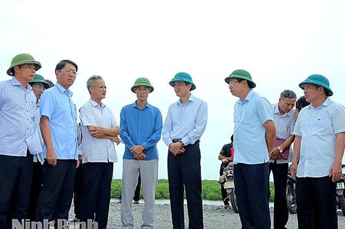 Ninh Bình: Lãnh đạo chủ chốt các cấp trực 24/24 giờ để chỉ đạo ứng phó bão số 3 đổ bộ