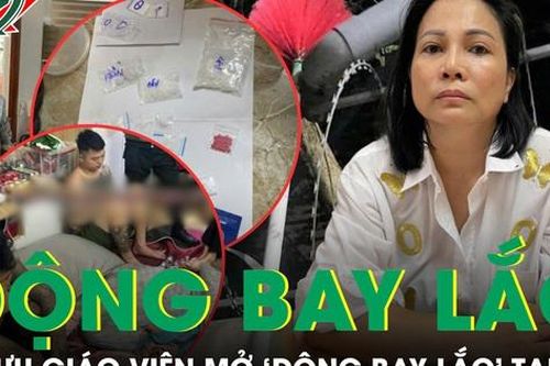 Nữ cựu giáo viên mở 'động bay lắc' tại nhà cùng nhiều dân chơi xăm trổ