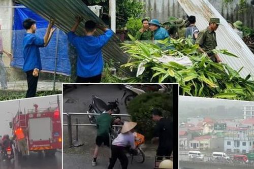 Ấm lòng giữa cơn bão số 3: Xe ô tô làm 'lá chắn' gió, mở cửa tổ hợp hỗ trợ người dân