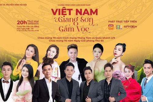 Tái hiện lịch sử hào hùng của dân tộc qua chương trình nghệ thuật 'Việt Nam giang sơn gấm vóc'