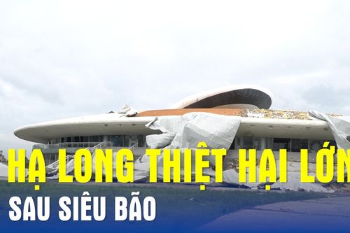 Hạ Long thiệt hại lớn sau siêu bão