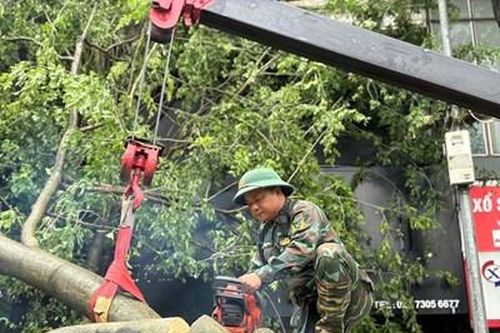 Quận Tây Hồ (TP Hà Nội): Khẩn trương khắc phục hậu quả của cơn bão số 3