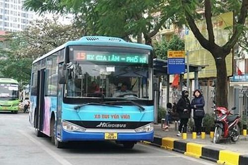 Vận hành trở lại xe buýt trên địa bàn Hà Nội sau bão số 3