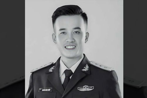 Thượng úy 27 tuổi hy sinh khi làm nhiệm vụ phòng chống bão Yagi
