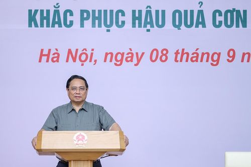 Thủ tướng chủ trì hội nghị khắc phục hậu quả bão số 3