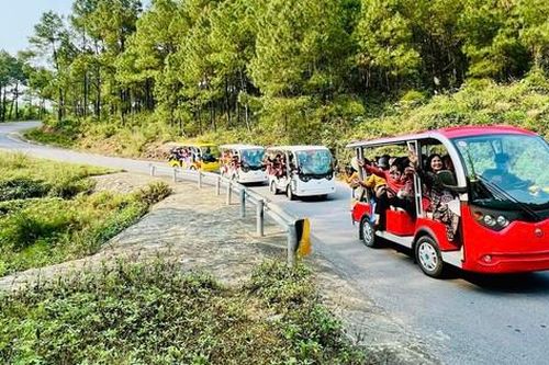 Cần phương án tháo gỡ để xe điện 4 bánh hoạt động ở Khu du lịch Thiên Cầm