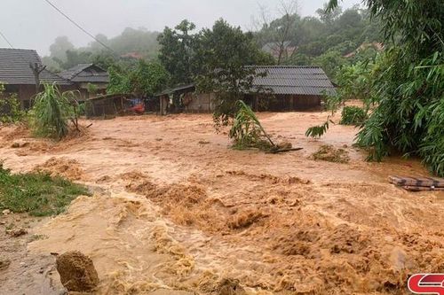 Mưa lớn khiến nhiều xã của huyện Vân Hồ bị ảnh hưởng