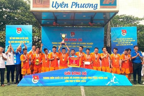 Công ty Xăng dầu vô địch Giải bóng đá thanh niên Đoàn Khối Cơ quan và Doanh nghiệp tỉnh